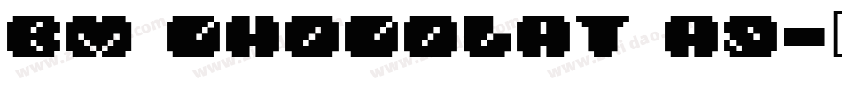 BM chocolat A9字体转换